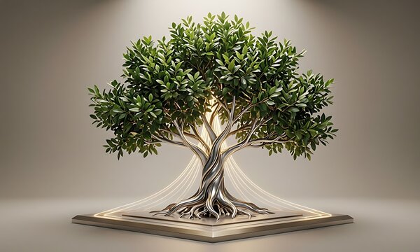 tree in a pot