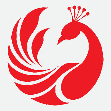 Peacock Company Logo Design &zwj;an branding