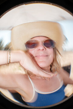 Funky Fisheye Portrait