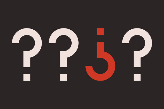 Question marks concept