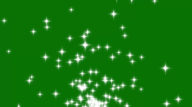 Question mark sign animation with many white symbols moving and rotating, glowing effect on green screen background, confused raining question marks, chroma key motion graphics, 4k.