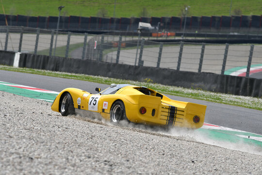 Scarperia, 5 April 2024: Chevron B16 1970 in action during Mugello Classic 2024 at Mugello Circuit in Italy.