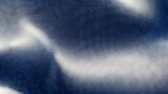 Minimalist gradient mesh in navy tones, light leak overlay ideal for optimism branding, motion graphics design projects