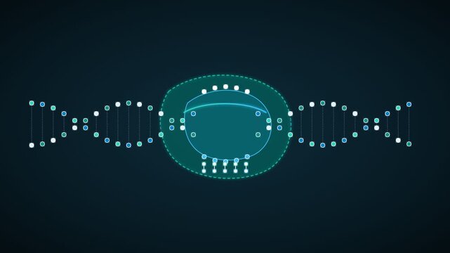 Minimalist abstract modern circle wave pattern on dark background