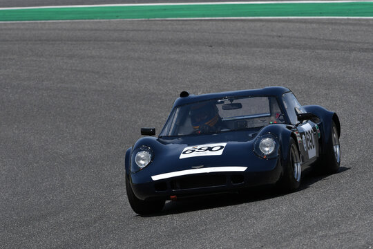 Scarperia, 5 April 2024: Chevron B8 year 1969 in action during Mugello Classic 2024 at Mugello Circuit in Italy.
