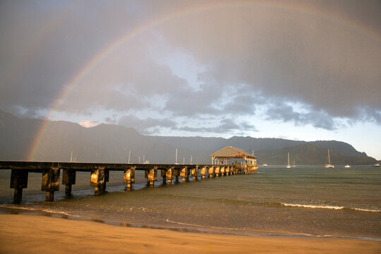 Rainbow over Hanalei