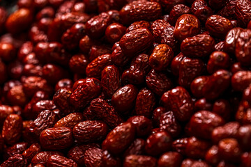 Obraz premium Dried Jujubes at Dihua Street Market