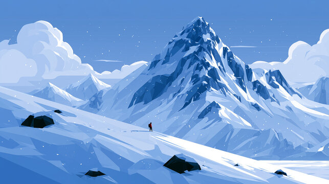 ski resort in the alps