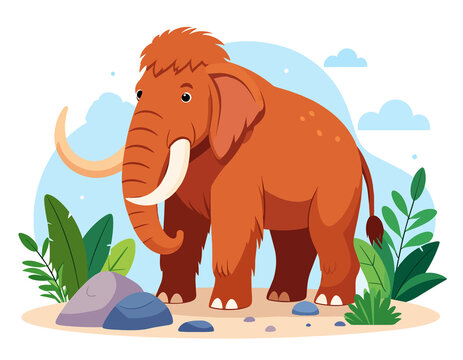 Mamut ilustracja