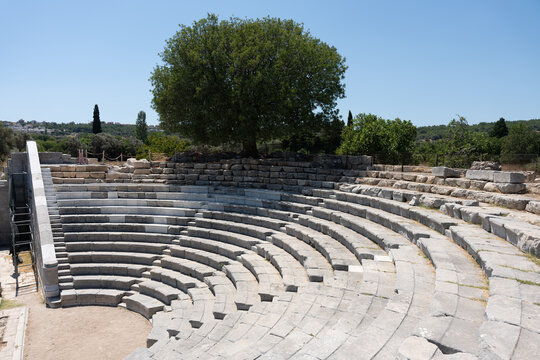 Bouleuterion in Teos Ancient City in Sigacik, Izmir, Turkiye