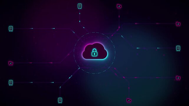 Digital Cloud Security and Data Network Connection