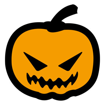Scarry halloween pumpkin 8