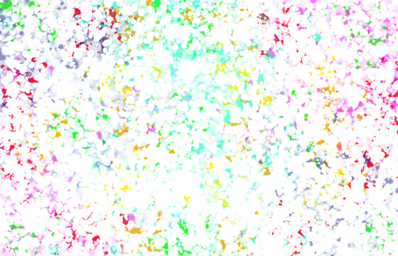 Abstract colorful background featuring vibrant paint splatters and artistic textures