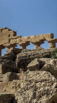 the greek ruins of Selinunte in sicily, italy