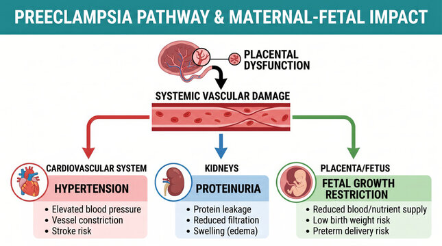 Preeclampsia pathway and its impact on maternal and fetal health