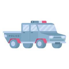 Police car flat © Vexels