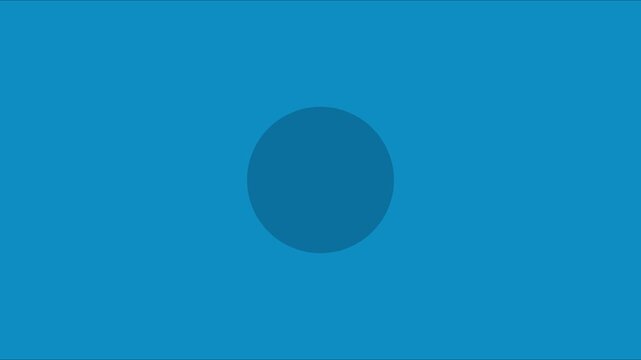 Minimalist blue 4k background, with pulsing dark, circle motion animation, pulse