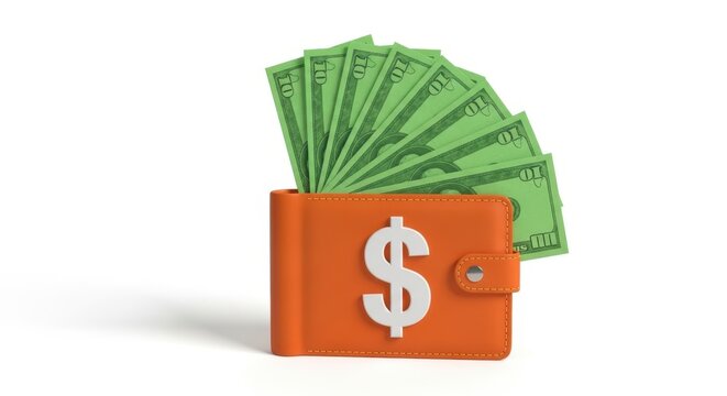 Money wallet background
