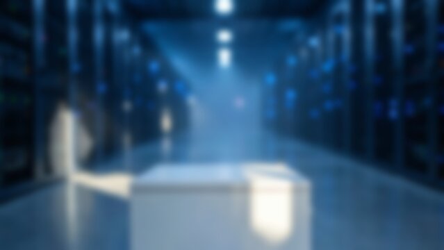 Matte White Edge Server Placed Off Center Captured