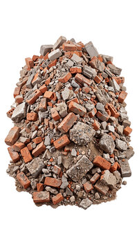 pile of bricks broken
