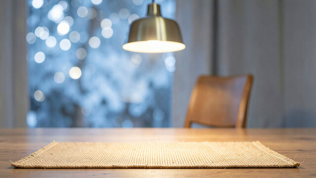 Pale Limewashed Wood Table As Clean Stage