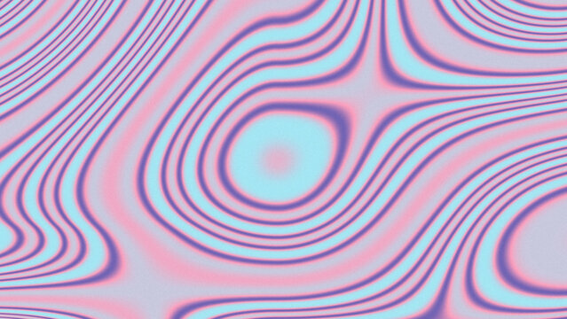 Abstract hypnotic circular pastel purple wave background.