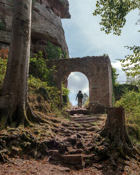 Ch&acirc;teau de Falkenstein r&eacute;gion de Bitche France