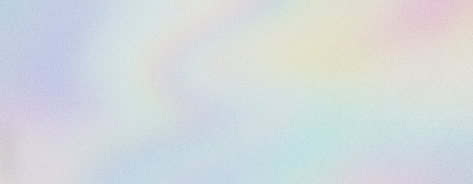Holographic iridescent background with pastel rainbow colors. Soft gradient texture with pearlescent light effects. Abstract ethereal wallpaper for modern web design and creative branding art.