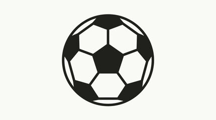 Fototapeta premium Soccer Ball Isolated on White Background for Football Sport Game Competition Equipment Team Activity and 3D Illustration