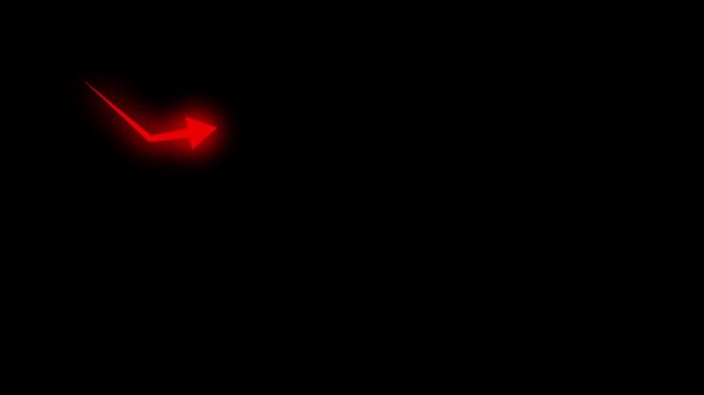 Red Down Arrow Animation