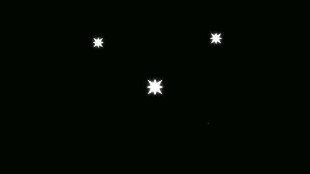 fantasy video sparkling glitter elegant glowing effects with glowing magic burst,cartoon doodle twinkle effects twinkling white glowing star with  motion loop for compositing, overlays, and