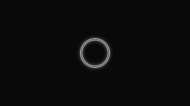 Minimal pulse ring overlay with alpha channel and open center