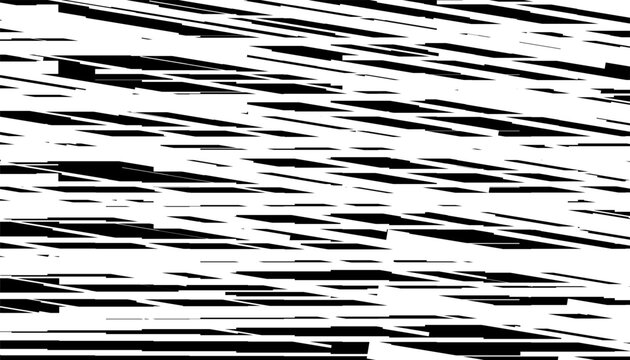 Black and white abstract pattern with sharp shape for sporty background and brutalisme design element . Vector format illustration. EPS10