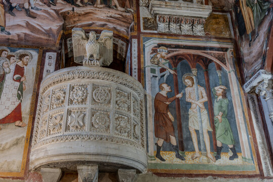 Subiaco. The Monastery of Saint Benedict, or Sanctuary of the Sacred Cave