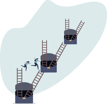 Jealous colleague or coworker envy for other being better or promoted,life and employment of people. flat design.