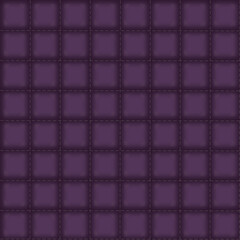 Naklejka premium Quilted Leather or Felt Purple Material Seamless Pattern with Smooth Texture and Threaded Seems