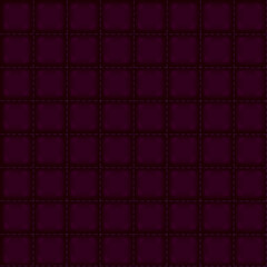 Naklejka premium Quilted Leather or Felt Burgundy Red Material Seamless Pattern with Smooth Texture and Threaded Seems