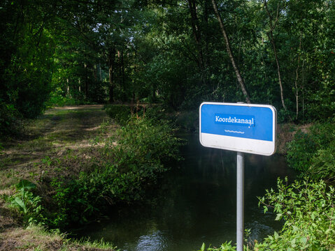 Koordekanaal (anti-tank ditch)  at De Rips, Noord-Brabant province, The Netherlands