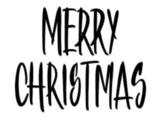 Merry Christmas hand written calligraphy text isolated on a plain white background transparent background © AbstractZone