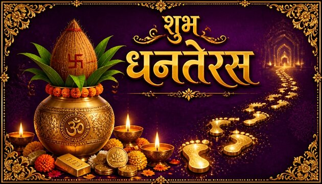 Happy Dhanteras. Festival of Wealth and Prosperity