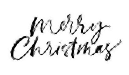 Merry Christmas handwritten calligraphy lettering isolated on a white background transparent background © AbstractZone