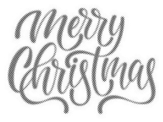 Merry Christmas typography design with a halftone dot pattern effect on a white background transparent background © AbstractZone