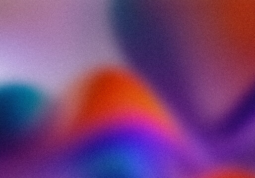 Bright grainy gradient abstract background, color blending effect, aesthetic texture