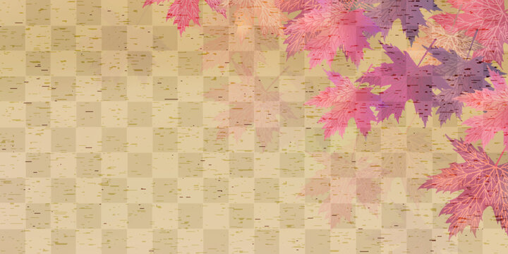 Abstract Autumn Leaves Textured Decorative Wall Surface