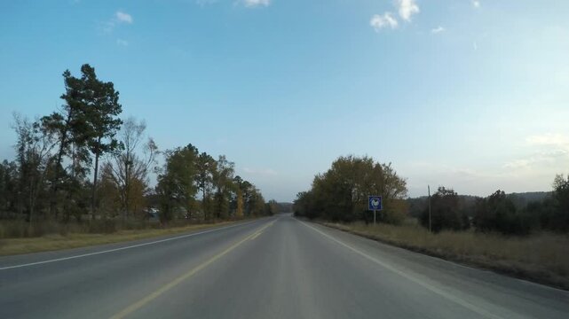Driving GoPro time-lapse, Beavers Bend State Park, Broken Bow, Oklahoma