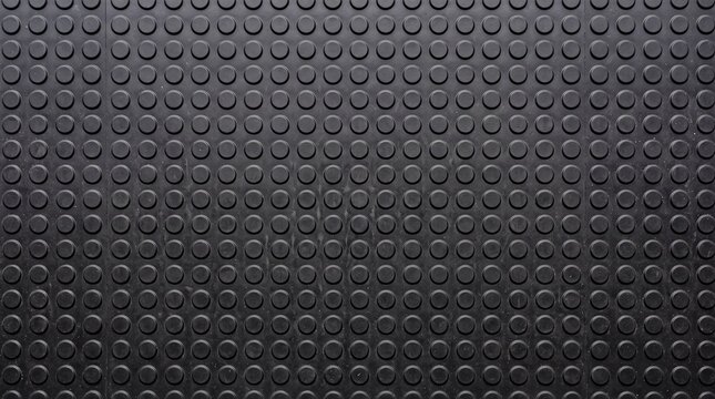 Black Anti Slip Rubber Flooring Texture Background