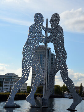 Molecule Man is a series of aluminium sculptures, designed by American artist Jonathan Borofsky, installed at various locations in the world, including Berlin, Germany