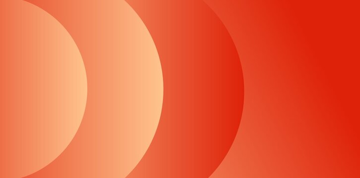 Red and orange abstract geometric overlapping circles background with geometric pattern orange shapes overlapping arcs concentric rings modern design minimalist art curved lines layered design.
