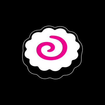 Japanese narutomaki fish cake