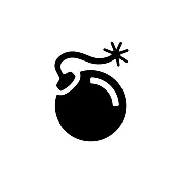 Explosive bomb burning fuse